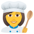 Emoji: woman cook