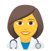 Emoji: woman health worker