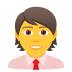 Emoji: office worker