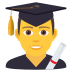 Emoji: man student