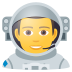 Emoji: man astronaut