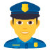 Emoji: man police officer