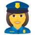 Emoji: woman police officer