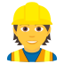 Emoji: construction worker