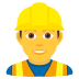 Emoji: man construction worker