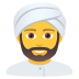 Emoji: man wearing turban