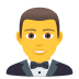 Emoji: man in tuxedo