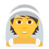 Emoji: person with veil