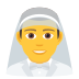 Emoji: man with veil