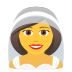 Emoji: woman with veil