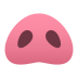 Emoji: pig nose