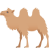 Emoji: two-hump camel