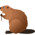 Emoji: beaver