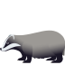 Emoji: badger