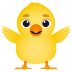 Emoji: front-facing baby chick