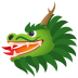 Emoji: dragon face