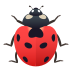 Emoji: lady beetle