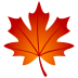 Emoji: maple leaf