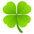 Emoji: four leaf clover