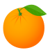 Emoji: tangerine