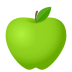 Emoji: green apple