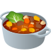 Emoji: pot of food