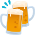 Emoji: clinking beer mugs
