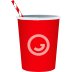 Emoji: cup with straw