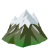 Emoji: snow-capped mountain