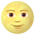 Emoji: full moon face