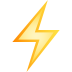 Emoji: high voltage
