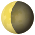 Emoji: waning crescent moon