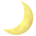 Emoji: crescent moon