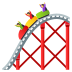 Emoji: roller coaster