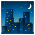 Emoji: night with stars