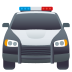 Emoji: oncoming police car