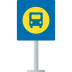 Emoji: bus stop