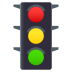 Emoji: vertical traffic light