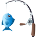 Emoji: fishing pole