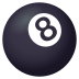 Emoji: pool 8 ball