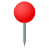 Emoji: round pushpin
