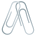 Emoji: linked paperclips