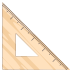 Emoji: triangular ruler