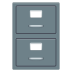 Emoji: file cabinet
