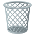Emoji: wastebasket