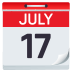 Emoji: tear-off calendar