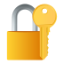 Emoji: locked with key