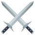 Emoji: crossed swords