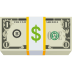Emoji: dollar banknote