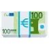 Emoji: euro banknote